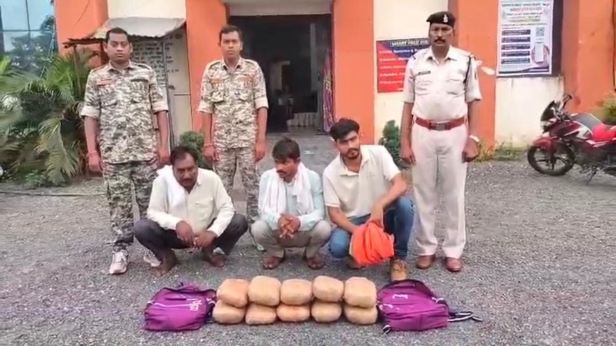महासमुंद : पुलिस की बड़ी कार्रवाई, 5.49 लाख के गांजा के साथ तीन तस्कर गिरफ्तार