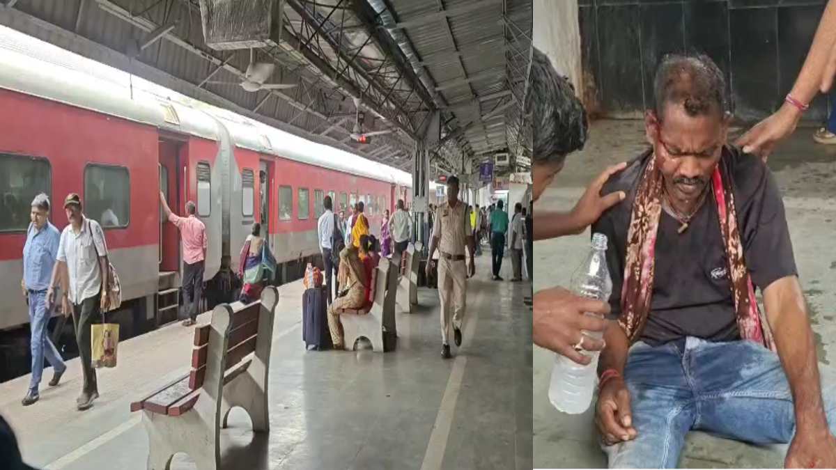 रायगढ़ : चलती ट्रेन से उतरने की कोशिश में युवक गंभीर घायल, जिला अस्पताल में भर्ती