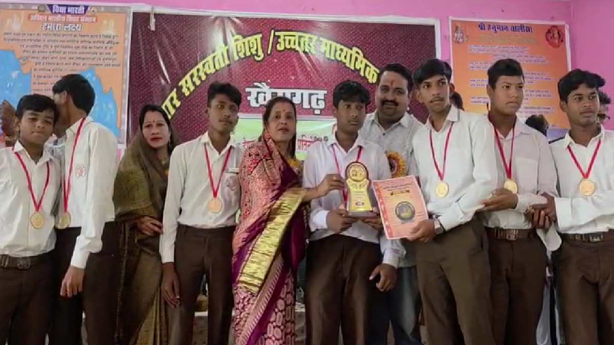 सरस्वती विद्या मंदिर में प्रांत स्तरीय खेल प्रतियोगिता का समापन, 256 खिलाड़ियों ने दिखाया दमखम