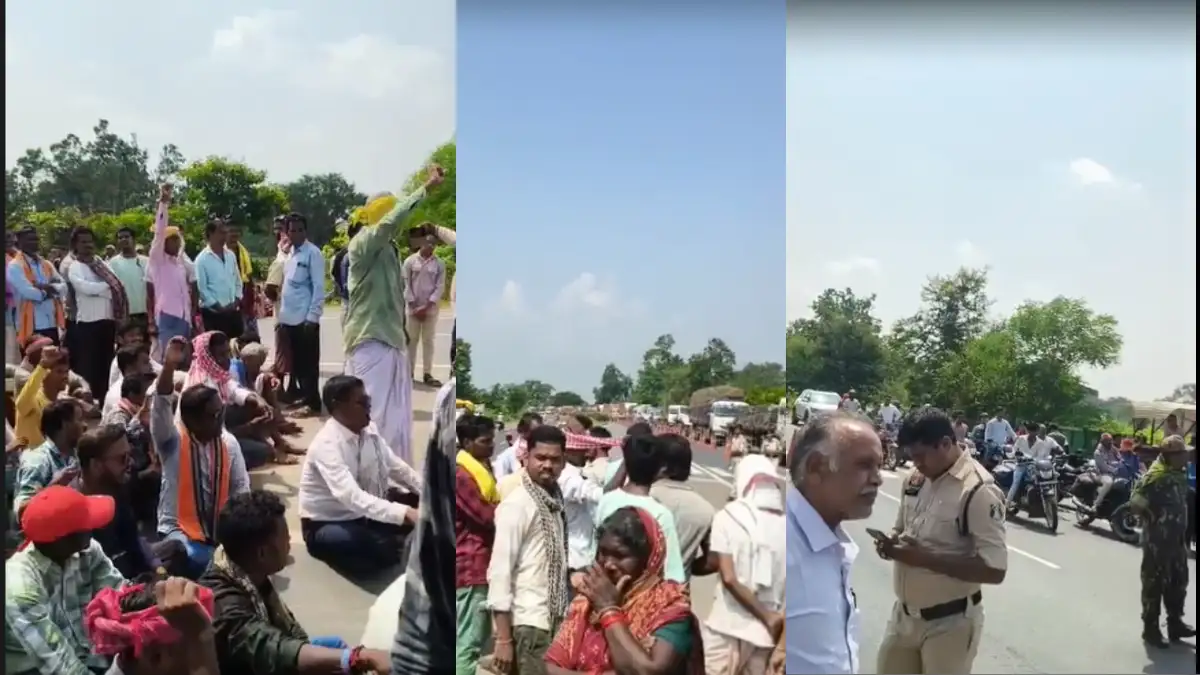 पिथौरा : 11 दिनों के आंदोलन के बाद सड़क पर उतरे ग्रामीण, एनए... - CG Sandesh